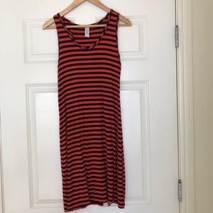Stripe Jersey Tank Dress